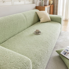 High Elastic Floral Couch Slipcover, Jacquard Stretch Non-Slip Furniture Protector - Ornate Home