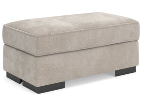 High Profile Taupe Ottoman (Online Special Price) - Ornate Home