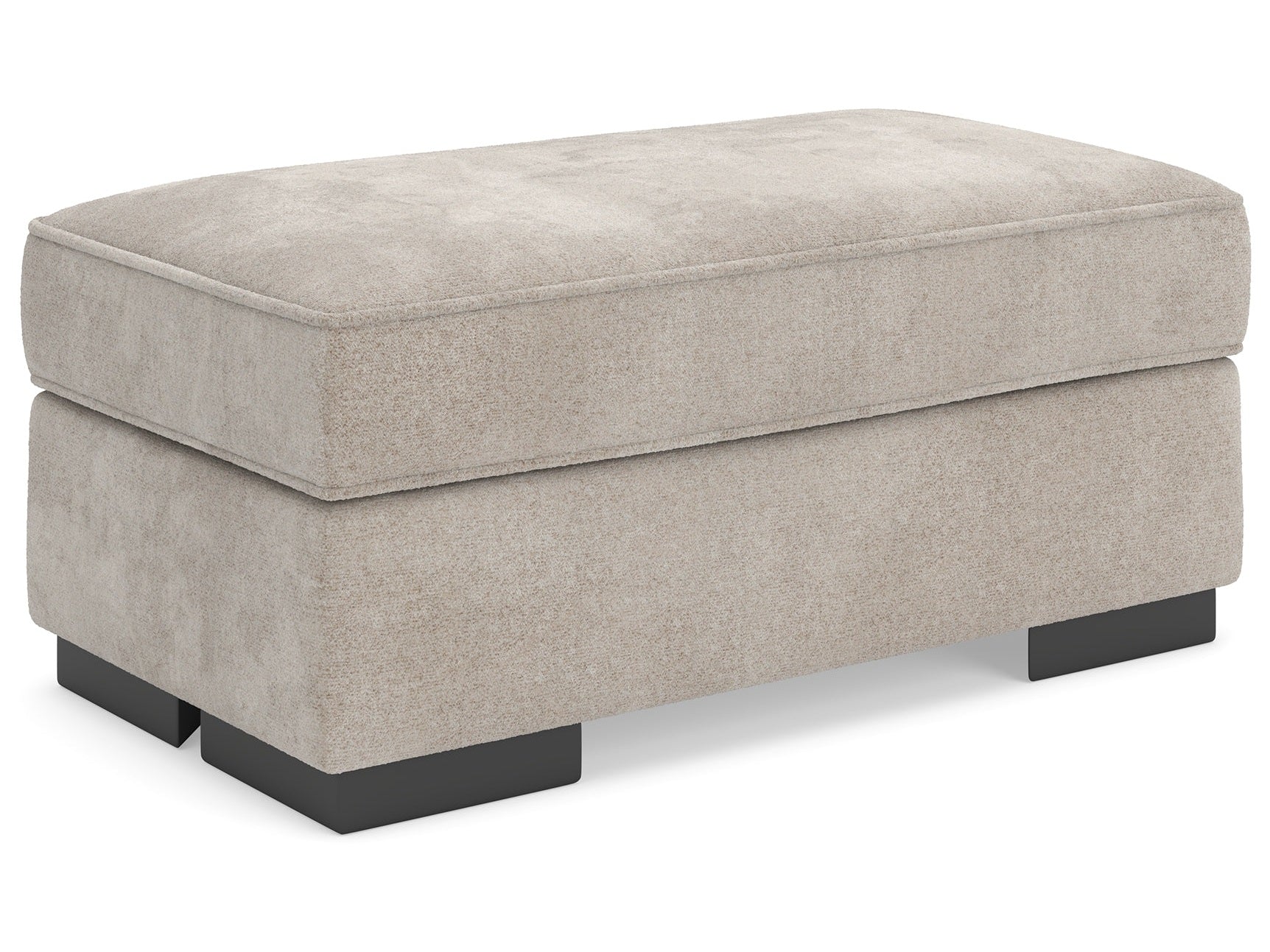 High Profile Taupe Ottoman - Ornate Home