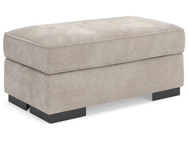 High Profile Taupe Ottoman - Ornate Home