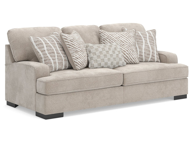 High Profile Taupe Sofa - Ornate Home