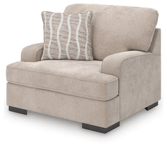 High Profile Taupe Sofa, Oversized Chair and Ottoman - Ornate Home