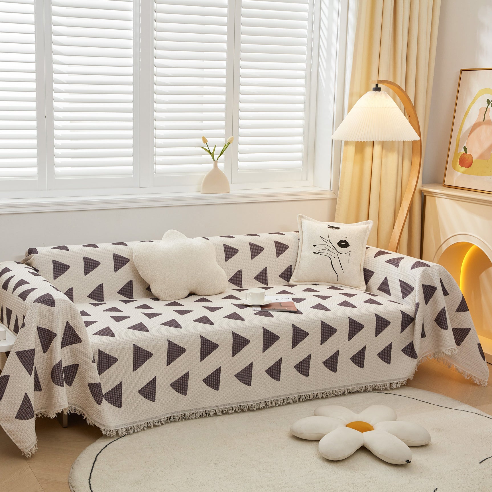 High-Quality Fabric Non-Slip Sofa Cover Throw, Throw Blankets for Couch, Furniture Covers for Pets - Ornate Home