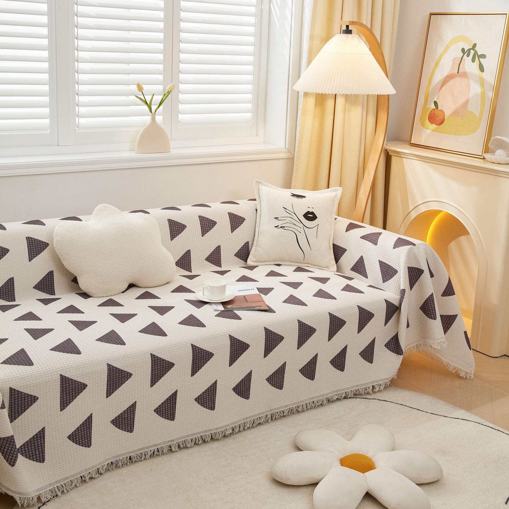 High-Quality Fabric Non-Slip Sofa Cover Throw, Throw Blankets for Couch, Furniture Covers for Pets - Ornate Home