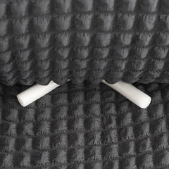 High-Quality Seersucker Stretch Sofa Slipcover with Elastic Bottom and Skirt Washable Furniture Protector for Kids and Pets 1/2/3/4 Seater Options - Ornate Home