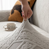 High Stretch 3D Jacquard Sofa Slipcovers, Pet Friendly Non Slip Sofa Cover Washable - Ornate Home