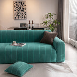 High Stretch Chevron Sofa Cover, Soft Washable Textured Jacquard Slipcover for Couch - Ornate Home