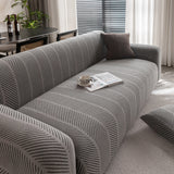 High Stretch Chevron Sofa Cover, Soft Washable Textured Jacquard Slipcover for Couch - Ornate Home