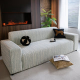 High Stretch Couch Slipcover with Abstract Stripe, Washable Non-Slip Cover for Dogs - Ornate Home