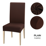 High Stretch Dining Chair Cover, 1/2/4/6pcs Jacquard Spandex Slipcover - Ornate Home