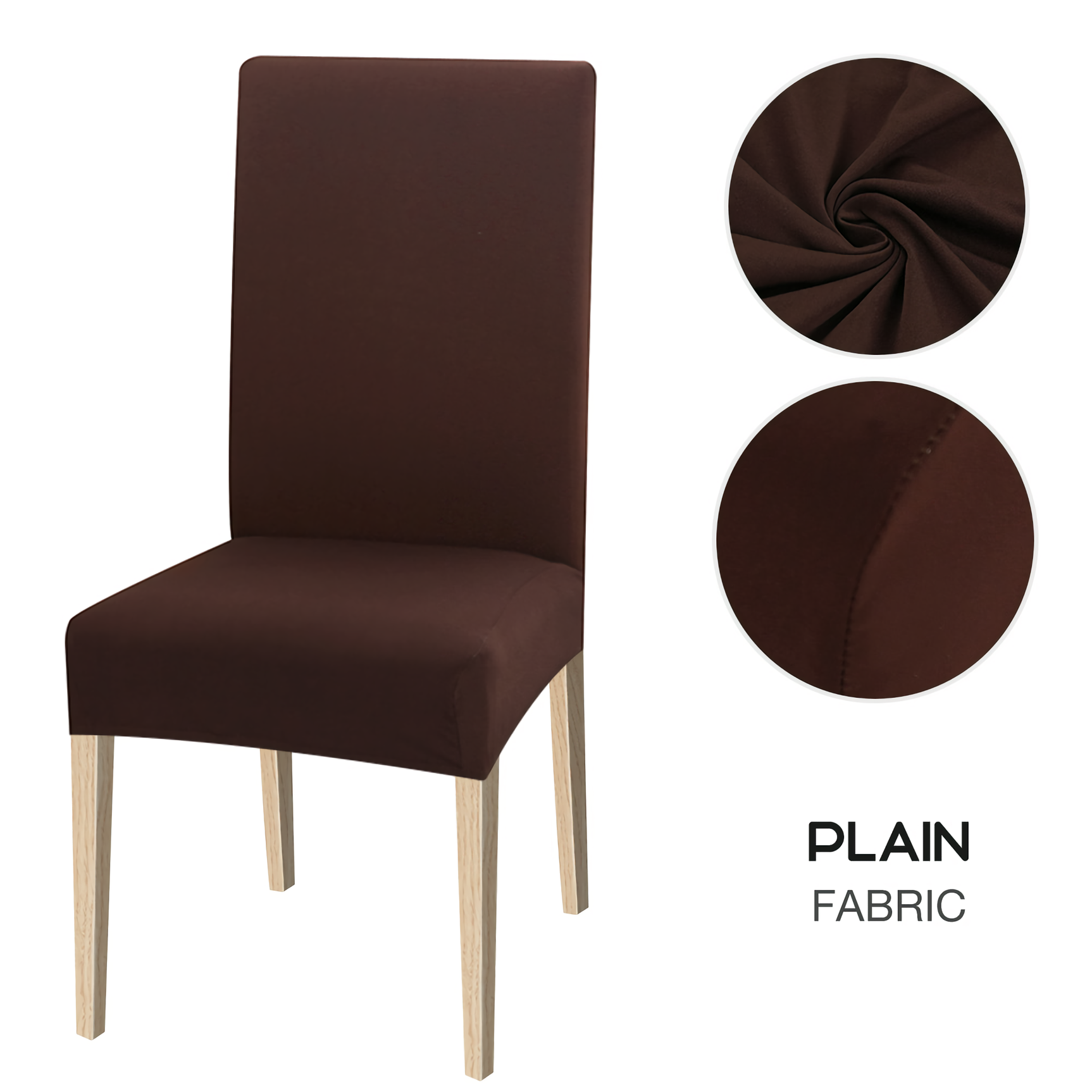 High Stretch Dining Chair Cover, 1/2/4/6pcs Jacquard Spandex Slipcover - Ornate Home