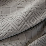 High Stretch Embossed Geometric Slipcover for Couch, Cozy Plush Fleece Couch Cover - Ornate Home