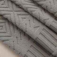High Stretch Embossed Geometric Slipcover for Couch, Cozy Plush Fleece Couch Cover - Ornate Home