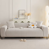 High Stretch Herringbone Textured Slipcover for Standard & L-Shaped Sectional Couches - Ornate Home