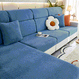 High Stretch Separate Cushion Covers Sofa Slipcover for L-Shaped Sectional Couch - Ornate Home