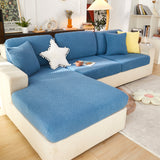 High Stretch Separate Cushion Covers Sofa Slipcover for L-Shaped Sectional Couch - Ornate Home