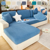 High Stretch Separate Cushion Covers Sofa Slipcover for L-Shaped Sectional Couch - Ornate Home