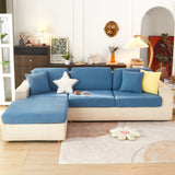 High Stretch Separate Cushion Covers Sofa Slipcover for L-Shaped Sectional Couch - Ornate Home