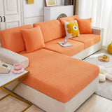 High Stretch Separate Cushion Covers Sofa Slipcover for L-Shaped Sectional Couch - Ornate Home