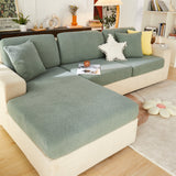 High Stretch Separate Cushion Covers Sofa Slipcover for L-Shaped Sectional Couch - Ornate Home