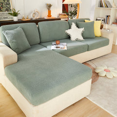 High Stretch Separate Cushion Covers Sofa Slipcover for L-Shaped Sectional Couch - Ornate Home