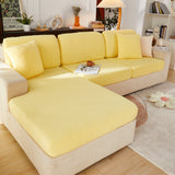 High Stretch Separate Cushion Covers Sofa Slipcover for L-Shaped Sectional Couch - Ornate Home