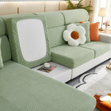 High Stretch Separate Cushion Covers Sofa Slipcover for L-Shaped Sectional Couch - Ornate Home