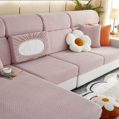 High Stretch Separate Cushion Covers Sofa Slipcover for L-Shaped Sectional Couch - Ornate Home