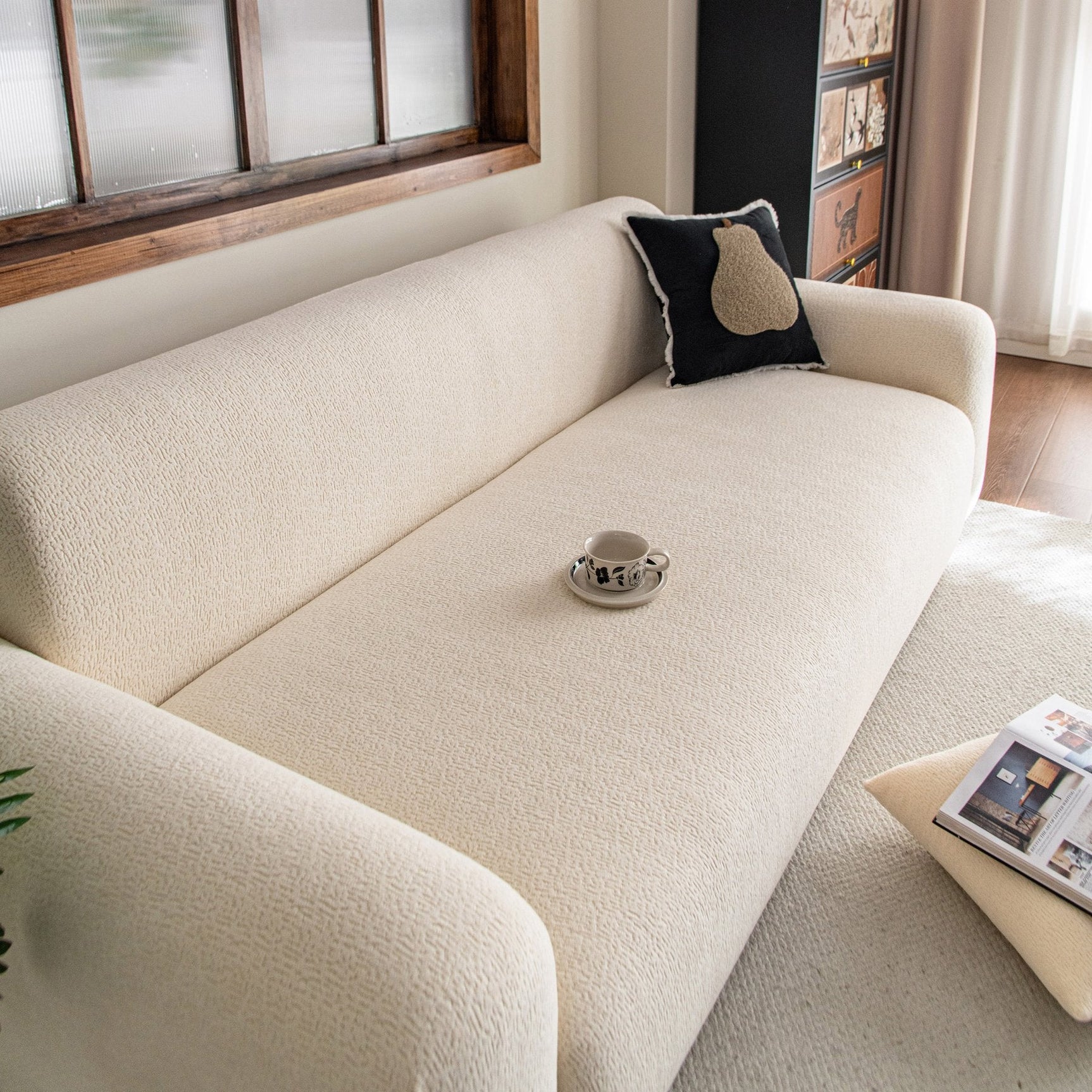 High Stretch Sofa Slipcover, Non Slip Couch Sofa Cover Washable Furniture Protector - Ornate Home