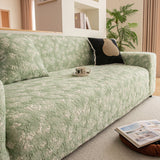 High Stretch Thick 3D Spacer Sofa Cover, Air-Layer Jacquard Cushioned Couch Slipcover - Ornate Home