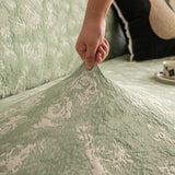 High Stretch Thick 3D Spacer Sofa Cover, Air-Layer Jacquard Cushioned Couch Slipcover - Ornate Home