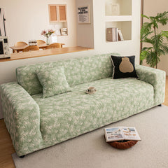 High Stretch Thick 3D Spacer Sofa Cover, Air-Layer Jacquard Cushioned Couch Slipcover - Ornate Home