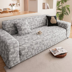 High Stretch Thick 3D Spacer Sofa Cover, Air-Layer Jacquard Cushioned Couch Slipcover - Ornate Home