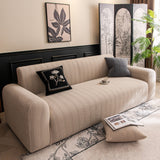High Stretch Wheat Ear Embossed Textured Couch Slipcover, Water Repellent Sofa Cover - Ornate Home