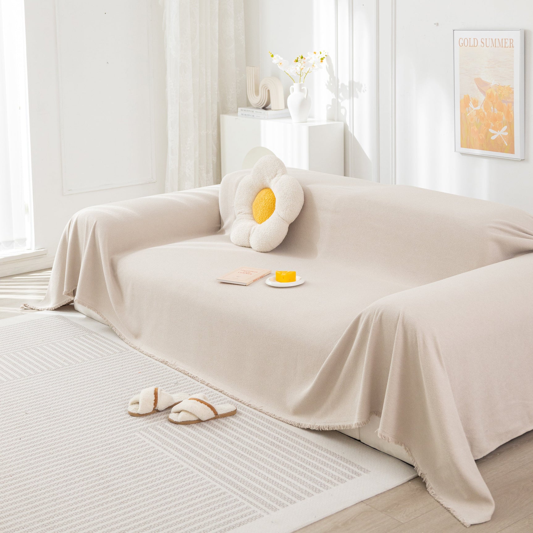 High-Tech Fabric Splash-Resistant Pet Furniture Covers for Sectionals, Dustproof Blanket for Couch - Ornate Home