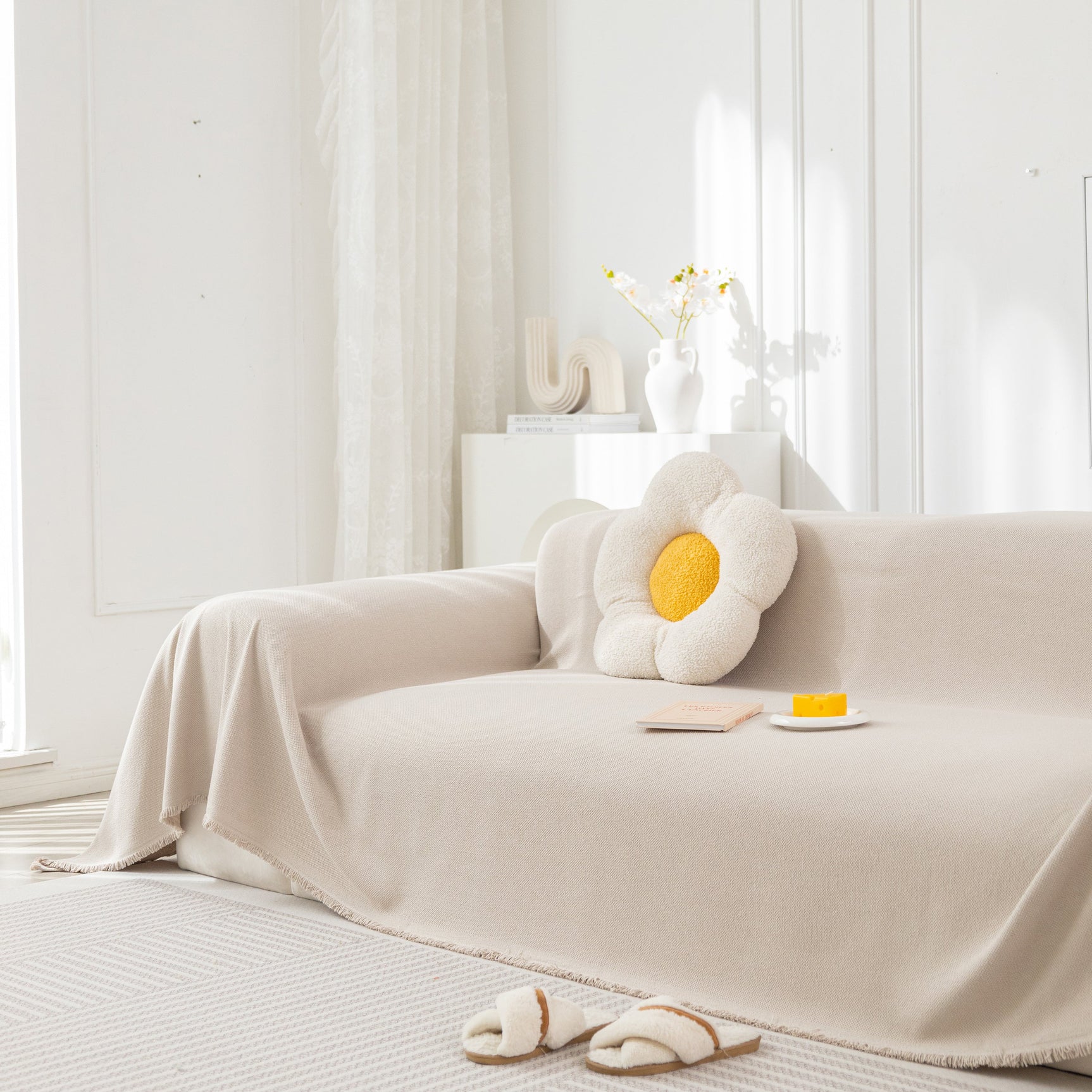 High-Tech Fabric Splash-Resistant Pet Furniture Covers for Sectionals, Dustproof Blanket for Couch - Ornate Home
