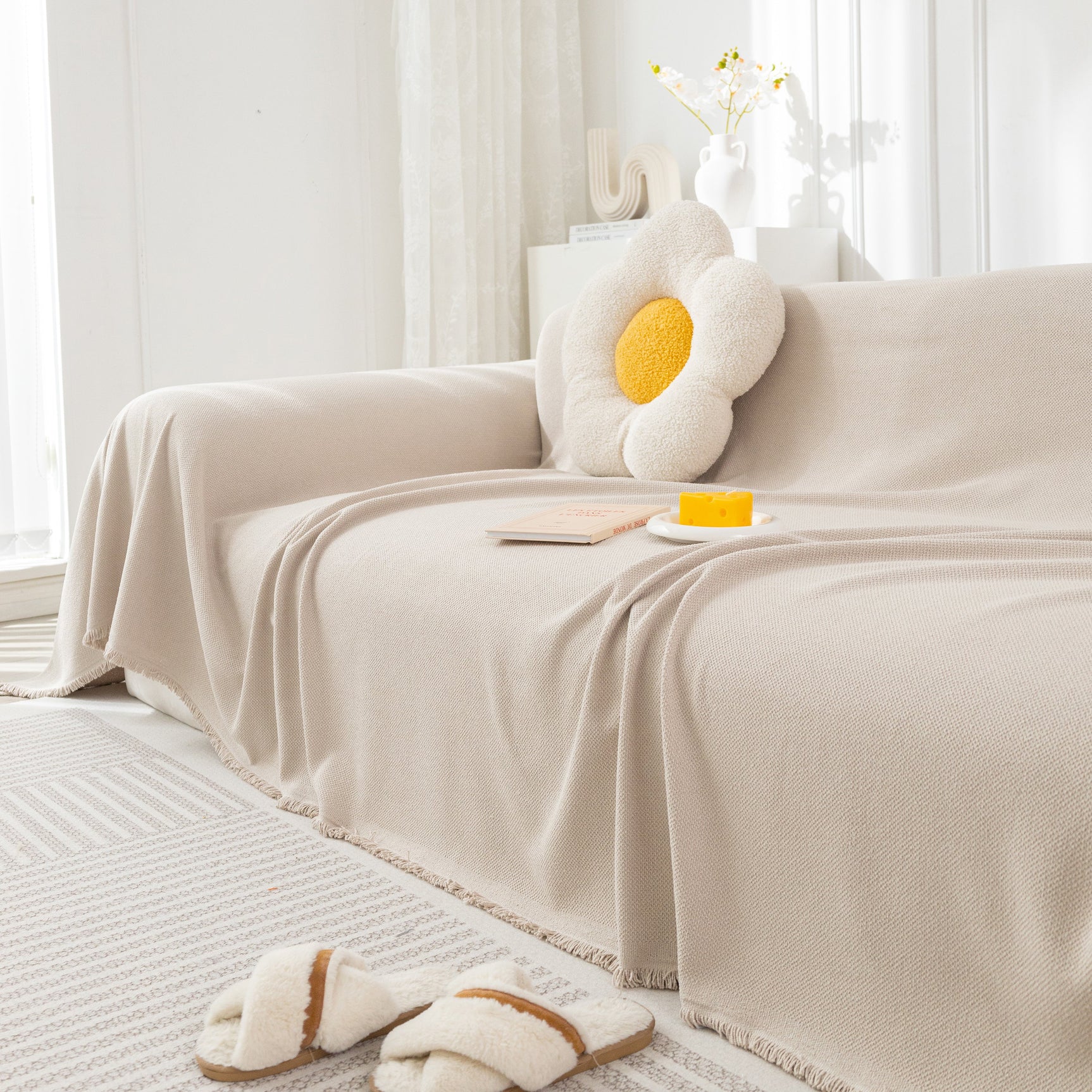 High-Tech Fabric Splash-Resistant Pet Furniture Covers for Sectionals, Dustproof Blanket for Couch - Ornate Home