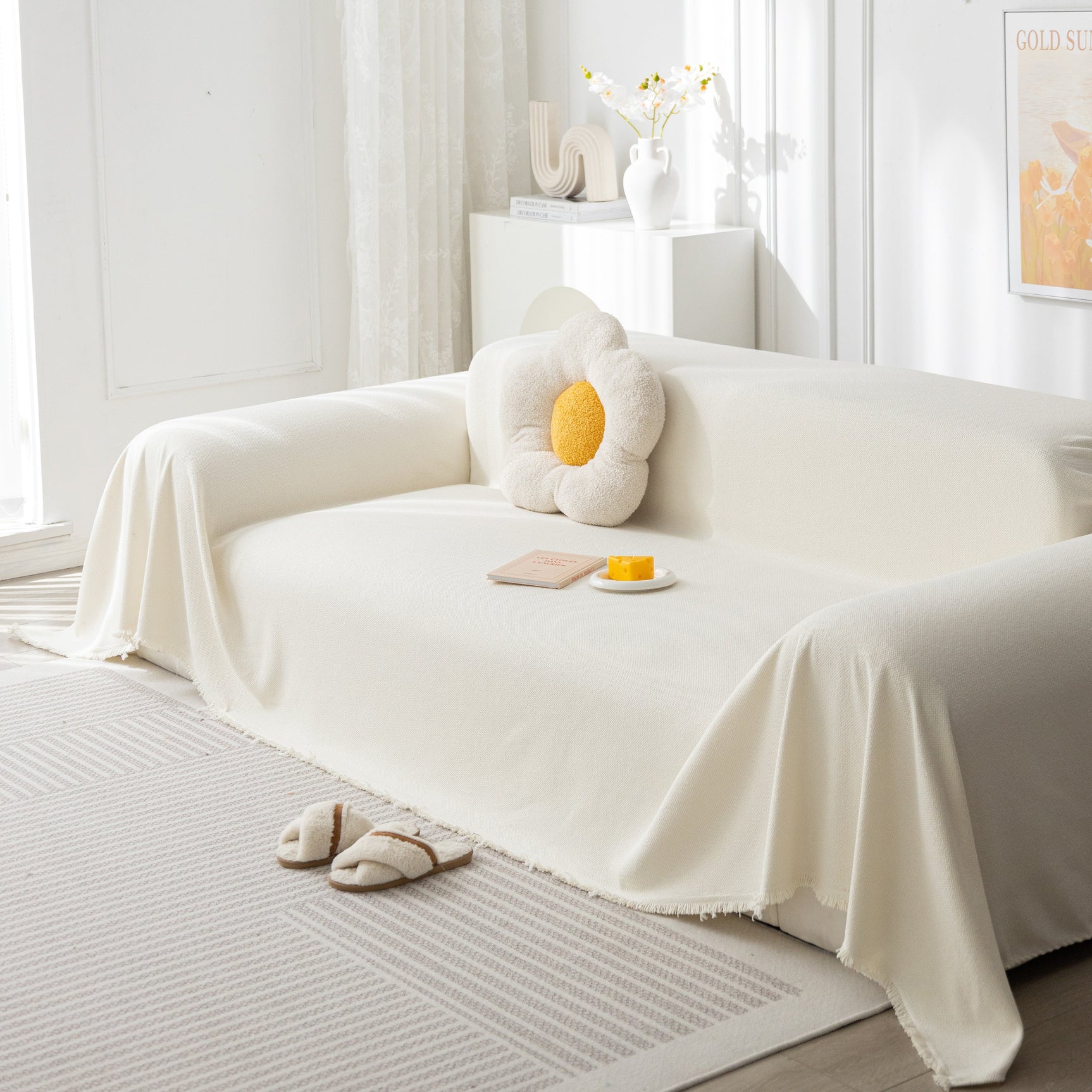 High-Tech Fabric Splash-Resistant Pet Furniture Covers for Sectionals, Dustproof Blanket for Couch - Ornate Home