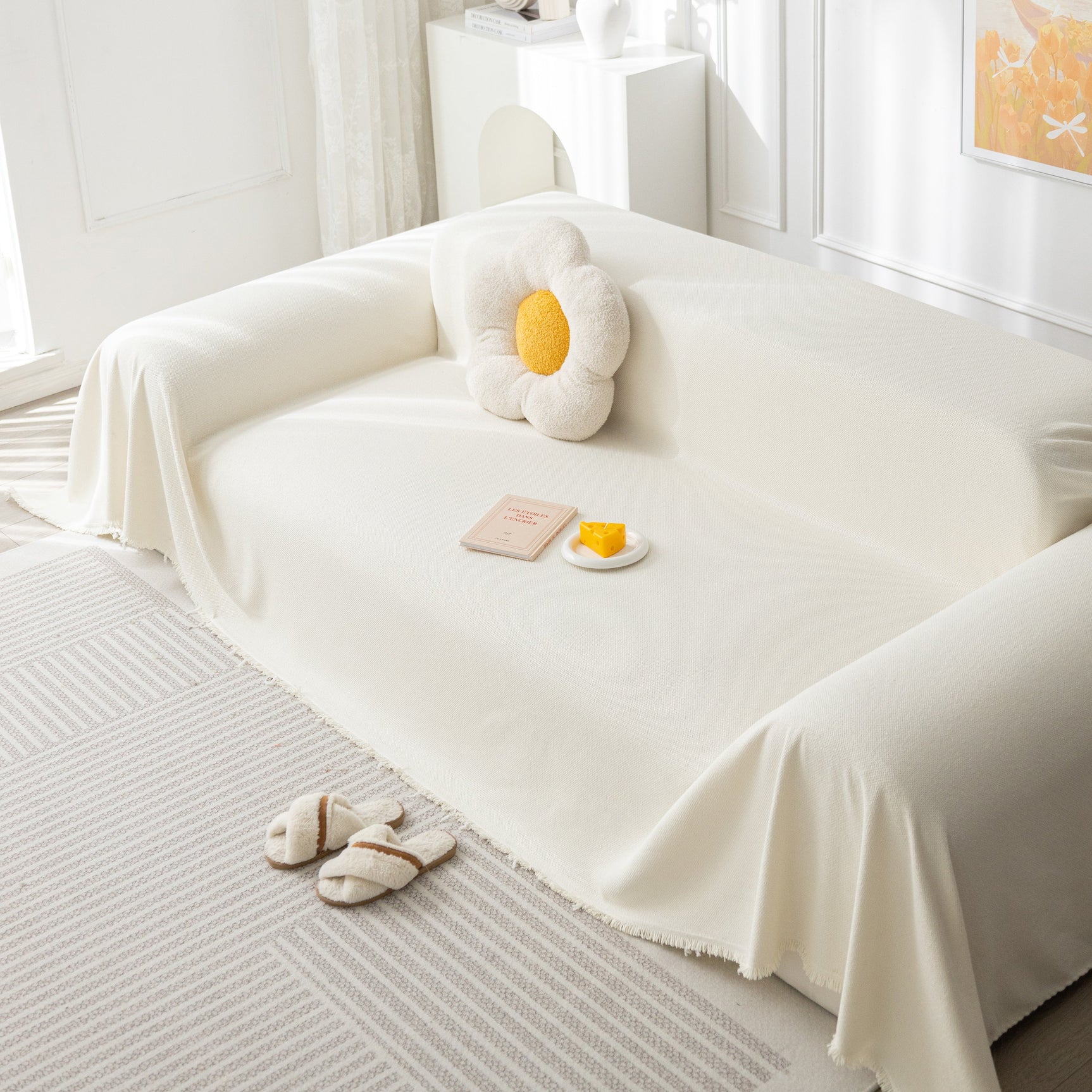 High-Tech Fabric Splash-Resistant Pet Furniture Covers for Sectionals, Dustproof Blanket for Couch - Ornate Home