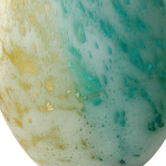 High Tide Gold/Green Glass Vases (Set of 2) - Ornate Home
