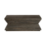 Highland Park Brown Rectangle Cocktail Table - Ornate Home