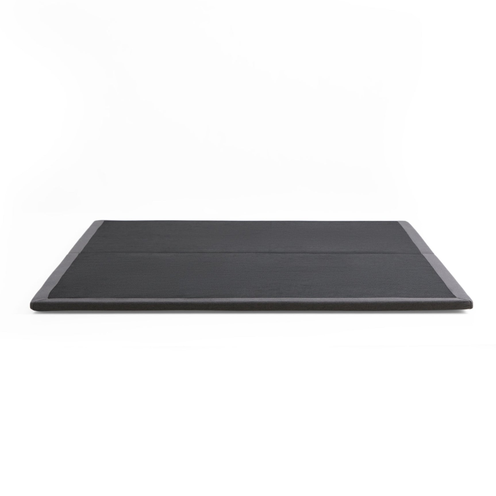 Highrise Charcoal Full Thin Deck Upholstered Platform Bed Frame - Ornate Home