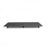 Highrise Charcoal Full Thin Deck Upholstered Platform Bed Frame - Ornate Home