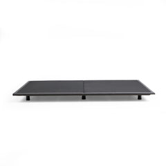 Highrise Charcoal Full Thin Deck Upholstered Platform Bed Frame - Ornate Home