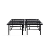 Highrise LT 18" Black Queen Bed Frame - Ornate Home