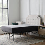 Highrise LT 18" Black Twin Bed Frame - Ornate Home