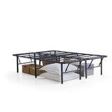 Highrise LT 18" Black Twin Bed Frame - Ornate Home