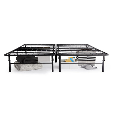 Highrise™ LT Black Cal King Bed Frame - Ornate Home
