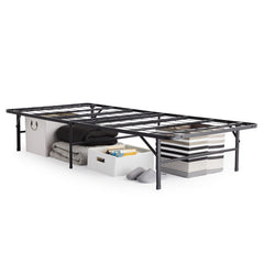 Highrise LT Black Full Bed Frame - Ornate Home