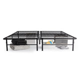 Highrise LT Black Twin XL Bed Frame - Ornate Home